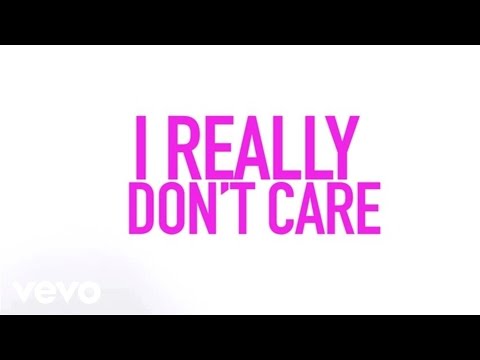 Demi Lovato - Really Don't Care ft. Cher Lloyd (Official Lyric Video)