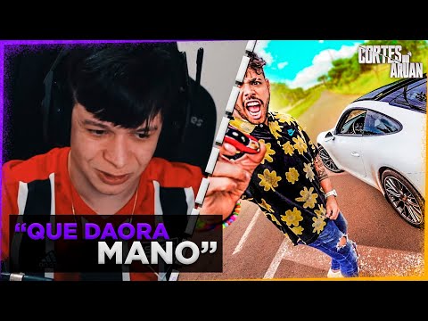 ARUAN REAGE A PRIMEIRO ROLE COM CARRO NOVO PORSCHE 911 (THIAGO REIS) - Cortes do Aruan