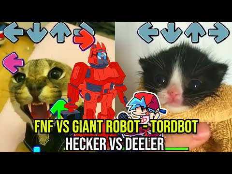 VS TORD GIANT Robot BUT BIG FLOPPA VS Towel CAT - Friday Night Funkin' Animation - FNF Mod