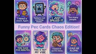 Visual Cards That Say What My Sensory Child Wants to Say | PECS Cards | ASD Humour