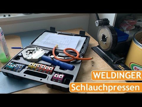 Schlauchpressen für den Heimwerker und kleine Werkstatt von WELDINGER hydraulisch oder mechanisch
