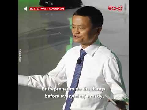 Billionaire Jack Ma teaches Africans about entrepreneurship.