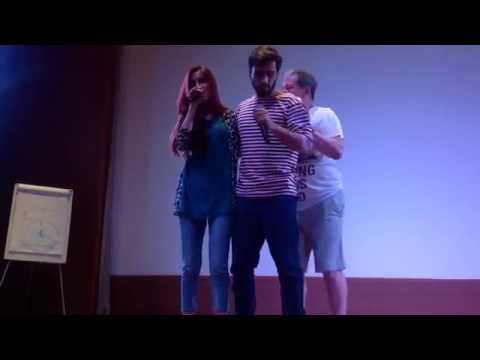 New Wave 2014 Rehearsal - Nodar Revia and Lidia Isac (Agutin and Varum Cover)