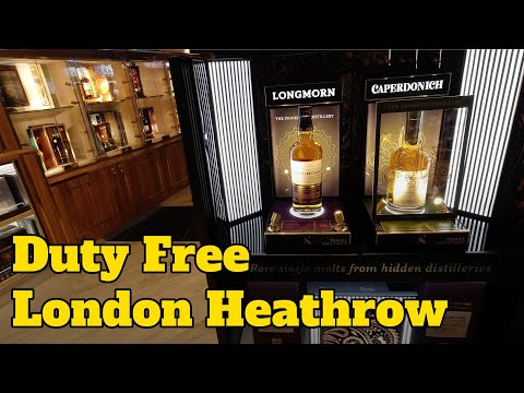 Visita à loja - Londres Heathrow, Duty Free