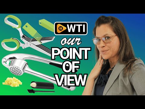 Garlic Press and Herb Scissors Set - WTI product video review
