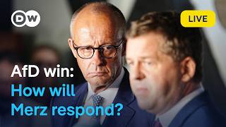Live: Merz to address AfD vote win | DW  News