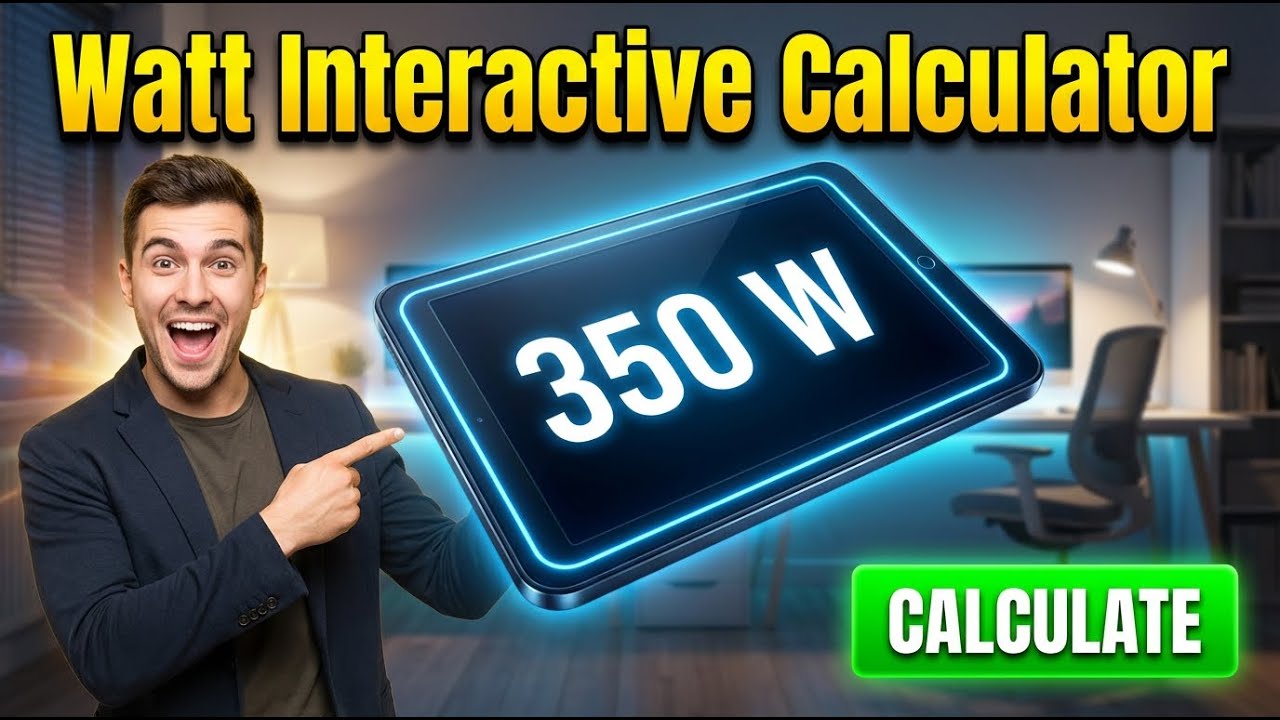 Watt Interactive Calculator