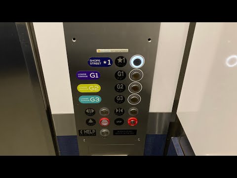 INCREDIBLE MOTOR!! 3Phase Bottom Drive Traction Elevator @ CambridgeSide Mall Cambridge, MA