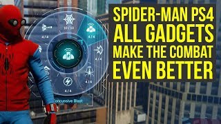 Spider Man PS4 Gadgets Make The Combat Even Better REVIEW (SpiderMan PS4 Gadgets)