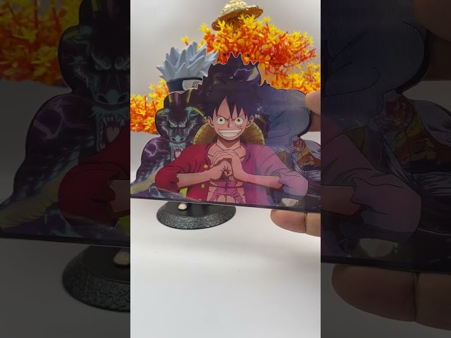 ملصق ثلاثي أبعاد كبير لشخصية لوفي