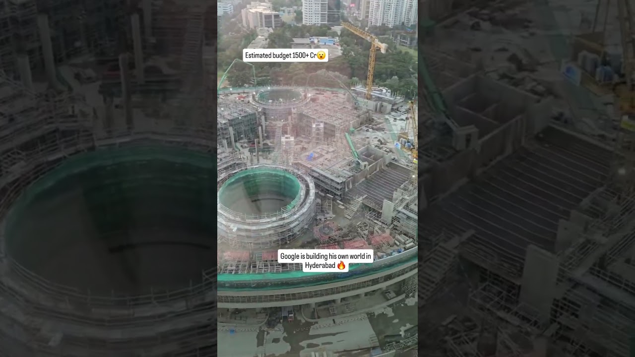 Google is building his own world in Hyderabad🔥#viral #explore #reels #google #haidrabad #explorepage