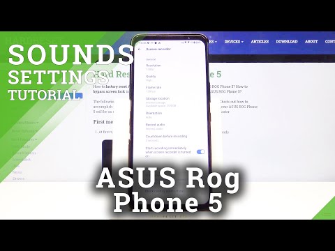 How to Change Sound Settings on ASUS ROG Phone 5 - Open Sound Settings