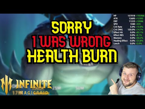 I was wrong about Health Burn - Infinite Magicraid