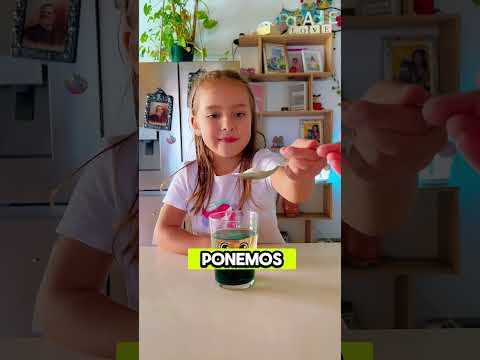 🧪 HOMEMADE LAVA LAMP EXPERIMENT 🤓 NAUGHTY BABY PRACTICES SCIENCE 🧬 #viral