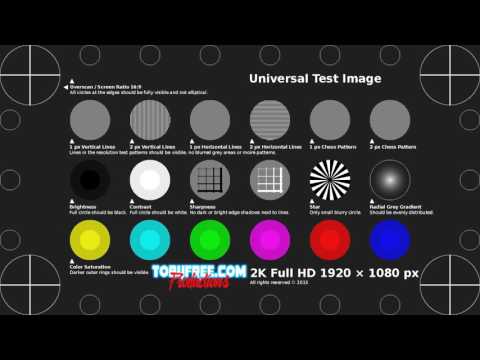 TobyFree.com - 2K FullHD Test Pattern H.264 MP4