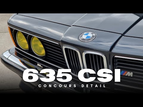 INSANE TRANFORMATION - BMW 635 CSI - Concours Detail