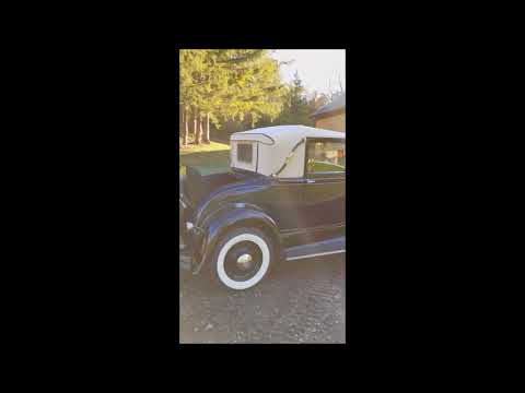 1931 Ford Model A Sport Coupe Running
