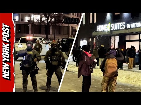 'You Are All Under Arrest!': Anti-ICE Protesters Clash With Minneapolis Police