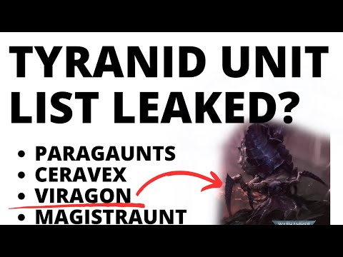 REAL or FAKE? 'Leaked' List of New Tyranid Units Discussed!