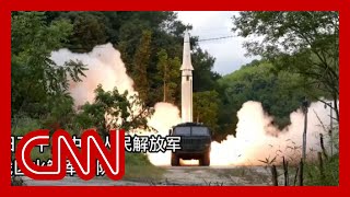 China fires missiles towards Taiwan strait in drill after Pelosi visit