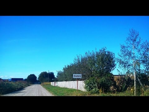 BADENI - drumul judetean DN 281 de la SE la NW - 6 noiembrie 2013 . HD 720p