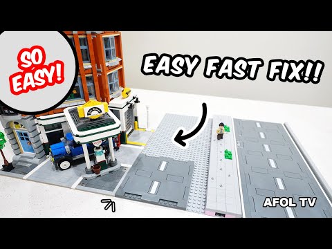 EINFACHE LÖSUNG: Passen Sie alte Module an neue LEGO-Straßenplatten an!