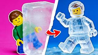 Tamamen GÖRÜNMEZ bir LEGO Minifigürü yaptım...