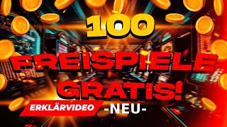 100 Freispiele Gratis OHNE Einzahlung!🎁 | Erklärung so Geht's! 🚀