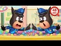 Which One Is Real Dobie Safety Tips For Kids Sheriff Labrador Police Cartoon