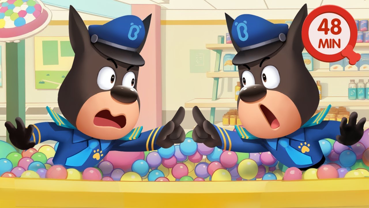 Which One Is Real Dobie | Safety Tips for Kids | Sheriff Labrador Police Cartoon