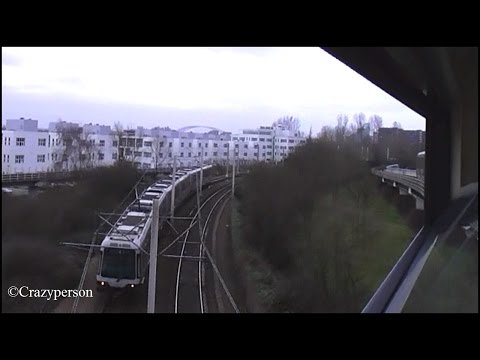 RET metrorit door de ruit: De Terp - Voorschoterlaan Rotterdam!