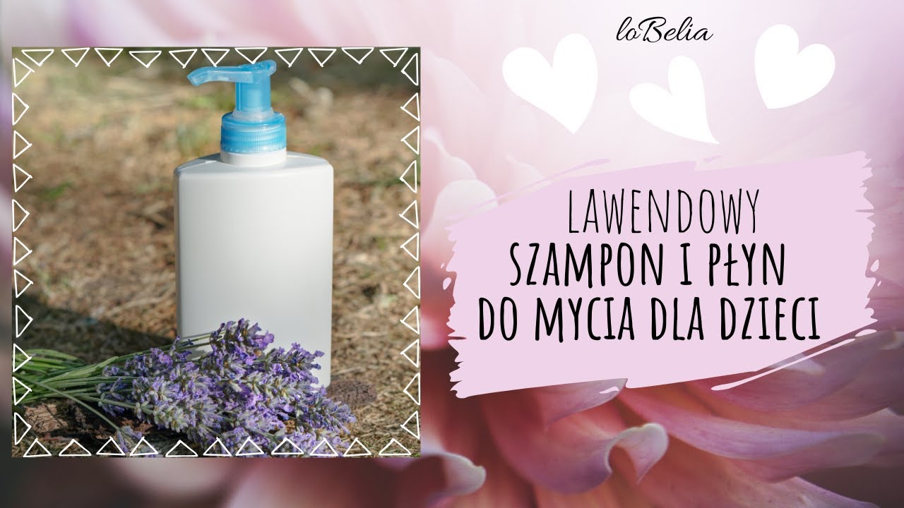 Lawendowy szampon i płyn do mycia ciała dla dzieci // Oczyszczanie skóry atopowej i suchej / loBelia