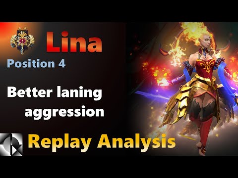 Replay Analysis: Lina 4 Support - Legend 2 | 7.27d