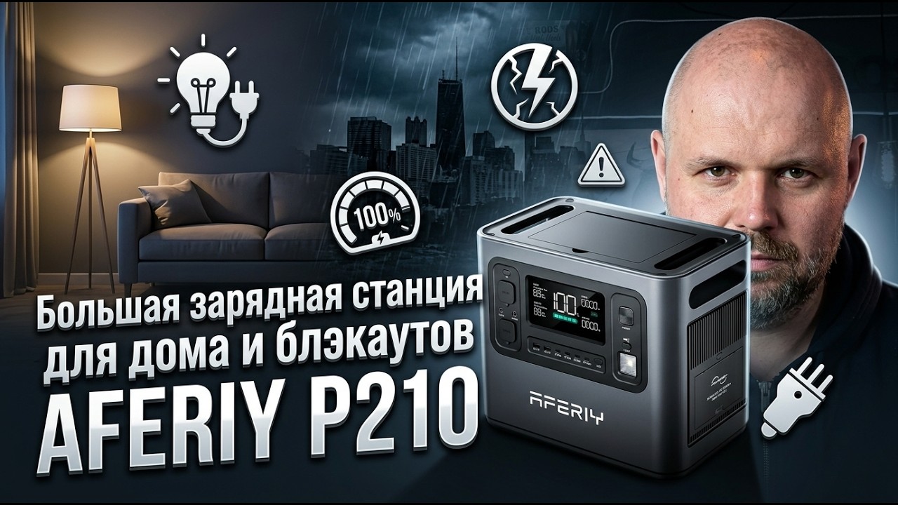 ПАВЕРСТАНЦИЯ AFERIY P210 НА 2048 ВТ·Ч И 2400 ВТ. ПОЛНЫЙ ОБЗОР ЗАРЯДНОЙ СТАНЦИИ ДЛЯ ДОМ?