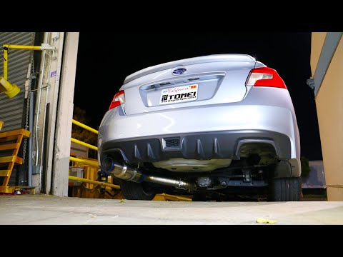 Subaru WRX Tomei Single Exit Expreme Ti Install, Review and Sound Clips