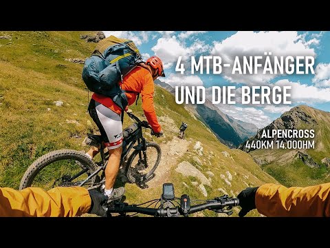 Alpencross - 4 Mountainbike Anfänger und die Berge. 440km 14.000Hm Oberstdorf Riva