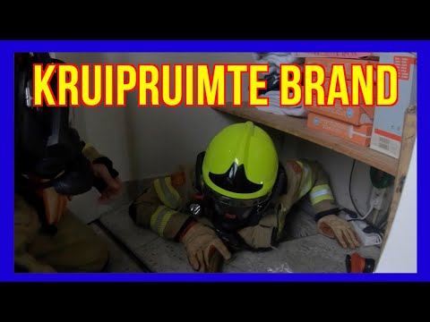 Kruipruimtebrand  - VOLUNTEERS DUTCH FIREFIGHTERS -