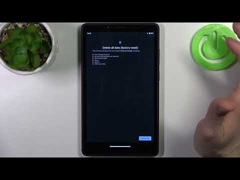 How to Factory Reset the LENOVO Tab M7 - Hard Reset - Master Reset - Erase All Data