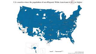 The Changing Face of America: Visualizing the Geographic Diversity of Non-Hispanic White Populations