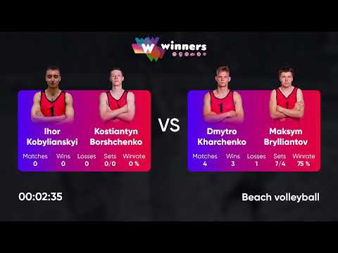 22:10 A. Yermakov / D. Kliuiev - A. Bakotin / O. Yurtov 20.12.2022 | Winners Beach Volleyball