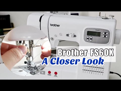 Siuvimo mašina Brother FS60x video