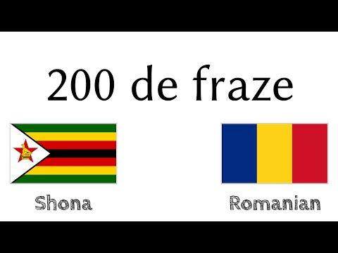 200 de fraze - Shona - Română