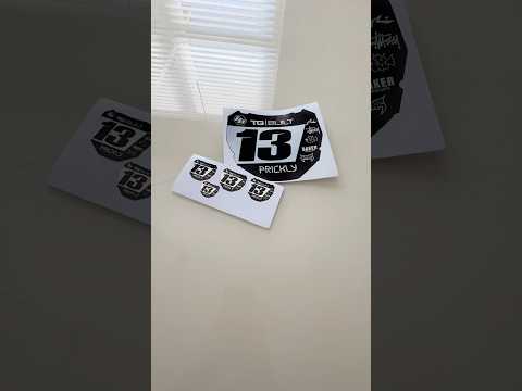 First prototype for plate decals how’s it looking? #tuttio #electricbike #decals