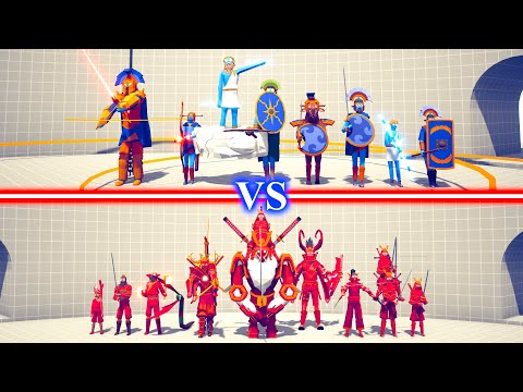 ANCIENT DLC TEAM vs DYNASTY DLC TEAM - Totally Accurate Battle Simulator TABS