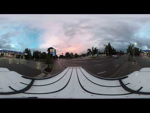 May 19, 2019 - Stockton Street Flooding and Hail in 360 VR