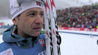 preview picture of video 'Ole Einar Bjørndalen in Antholz'