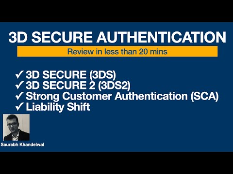 Cards and Payments - Part 12 - 3DS & 3DS2 Authentication Overview | Strong Customer Authentication