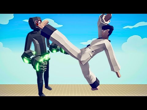 TAEKWONDO CHAMPİON TEAM VS TITANIUM BOXER TEAM | TABS - Totally Accurate Battle Simulator