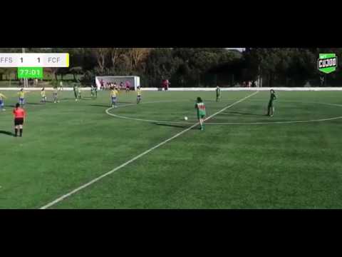 Golo de livre guadalupe morais bravo sub 19