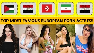 Top 10 Arabian Porn Actress from Different Countri